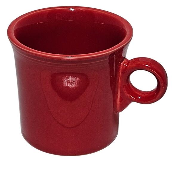 Fiestaware Fiesta Homer Laughlin Coffee Cup 10 Ounce Red - Picture 1 of 3